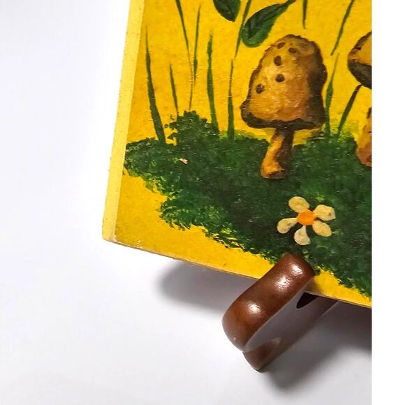 1970s vintage art print Mushies and Love by the artist Edna Vierra - Picture 2 of 10